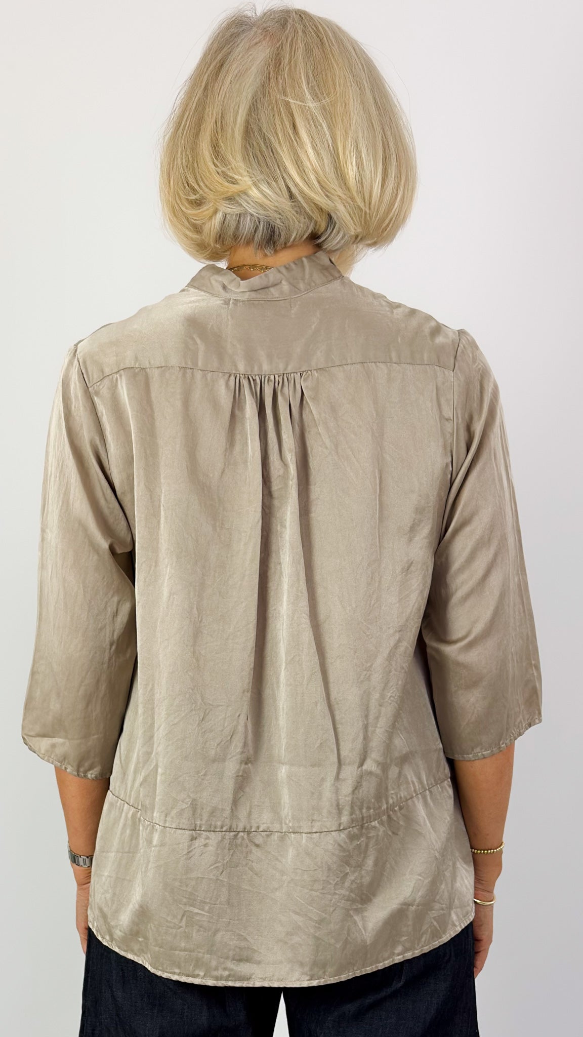 Sula Sunny Shirt Feather Grey