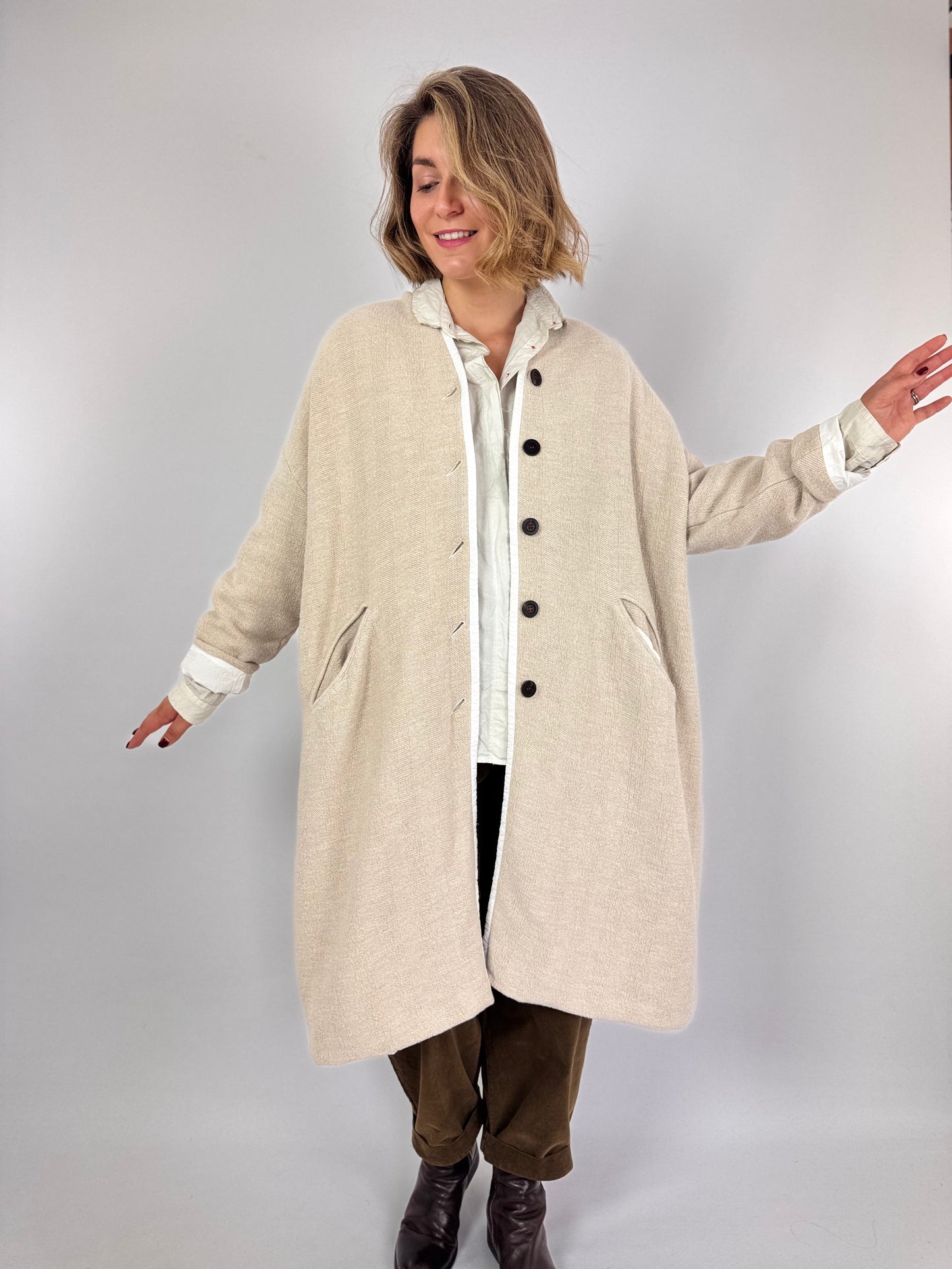 Hannoh Wessel Mireille Coat Natural