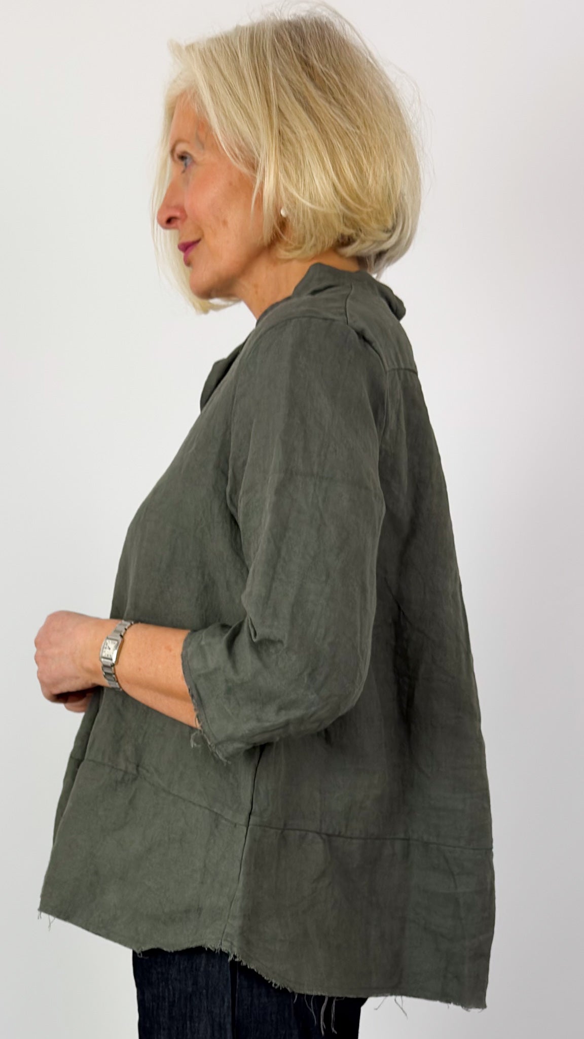 Sula Sunny Shirt Dirty Green