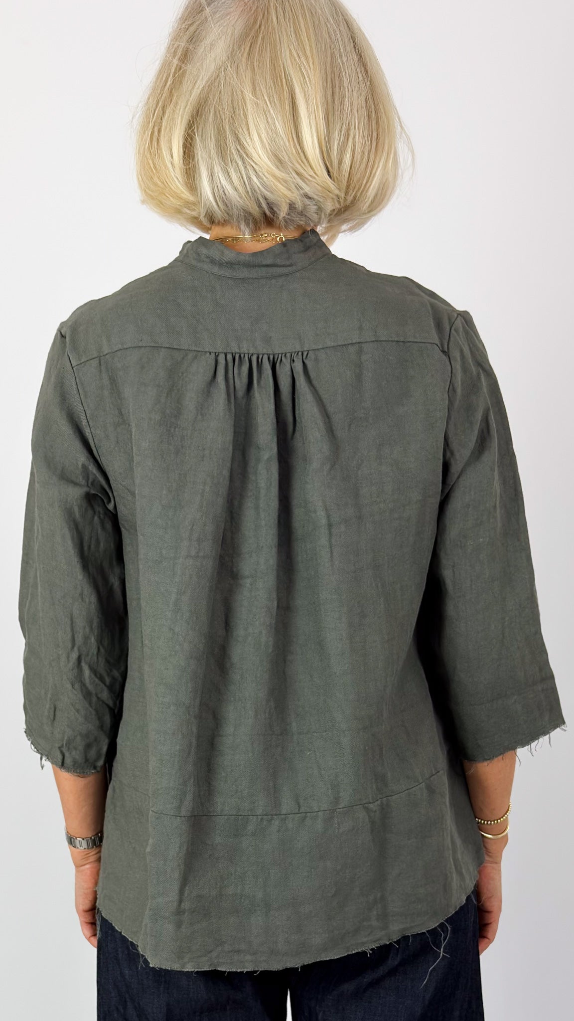 Sula Sunny Shirt Dirty Green