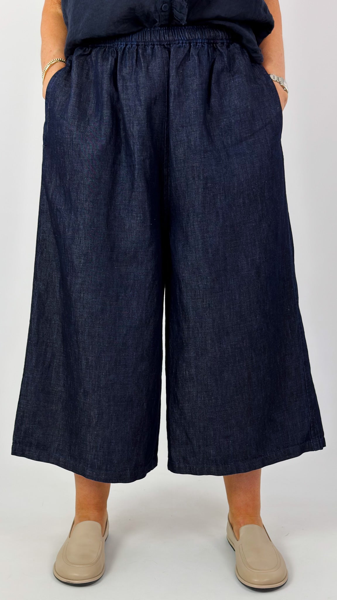 Maison de Soil 2CL Trousers Navy
