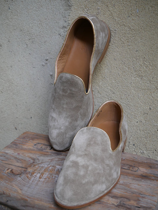 Elia Maurizi 9984 Shoes Taupe/Gold