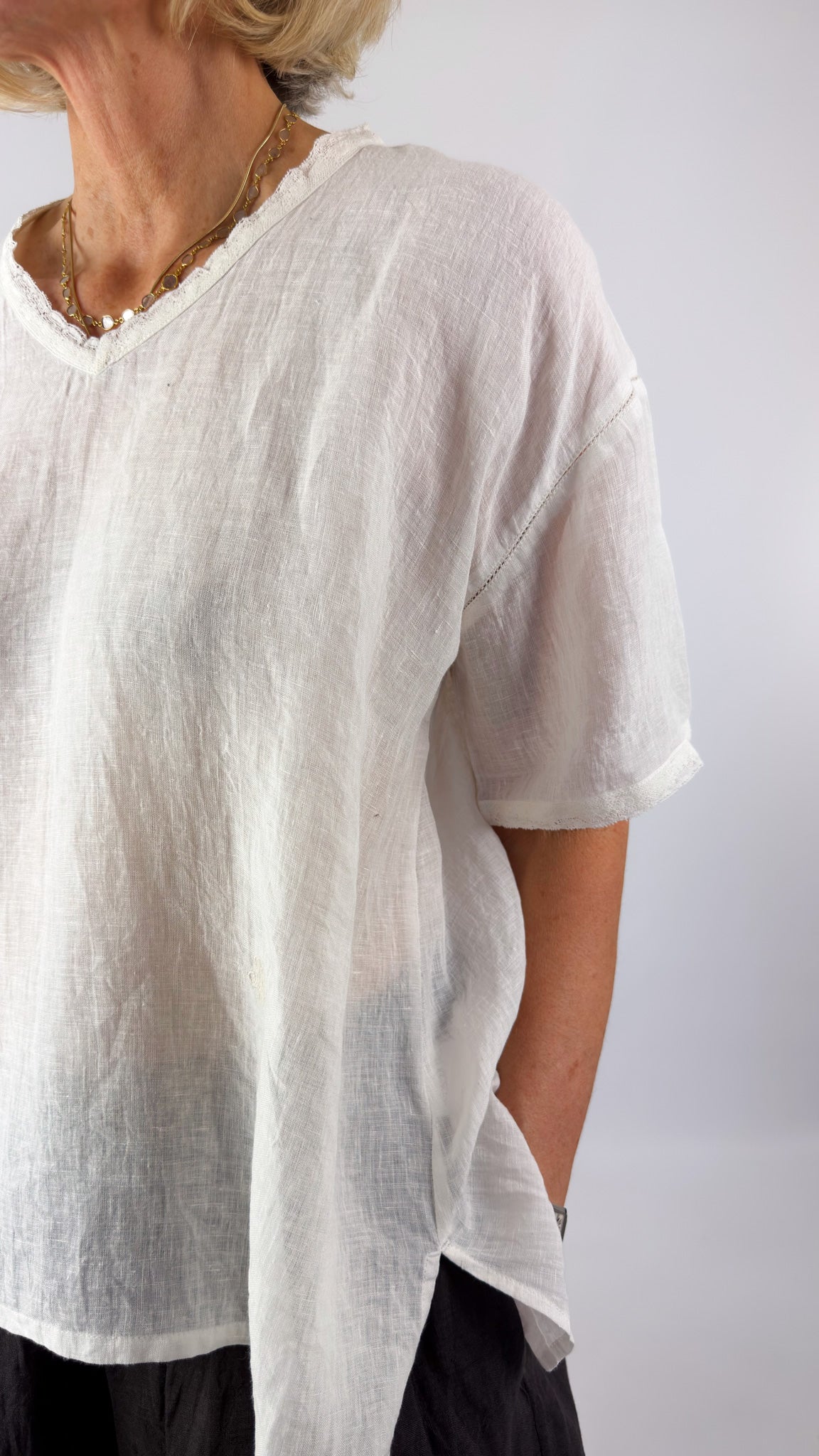Maison de Soil 243 Blouse White