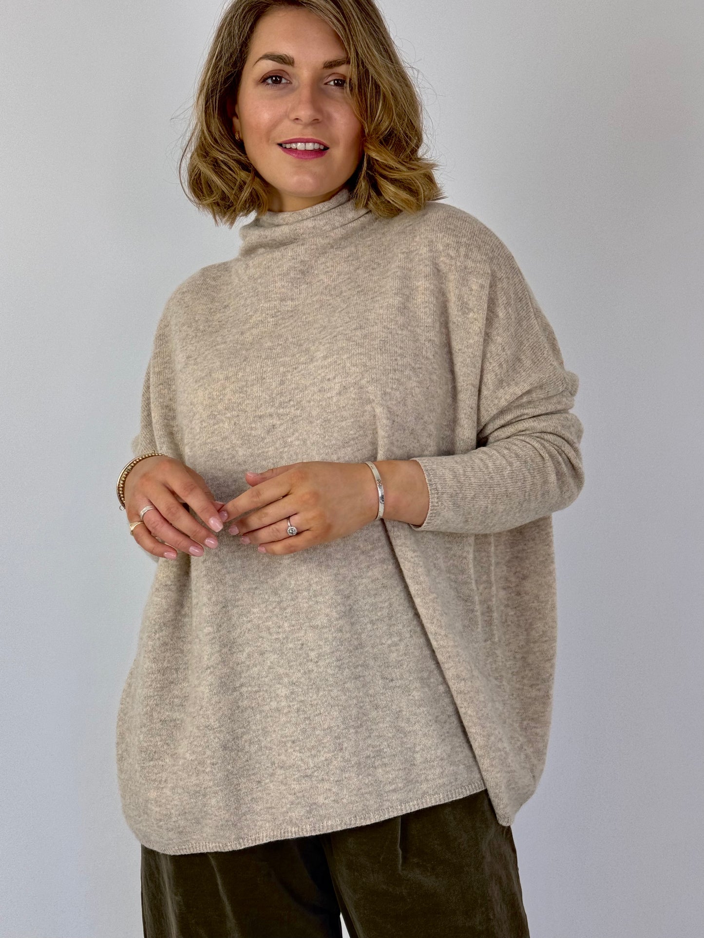 Cash-Ca Beatrice Jumper Oatmeal