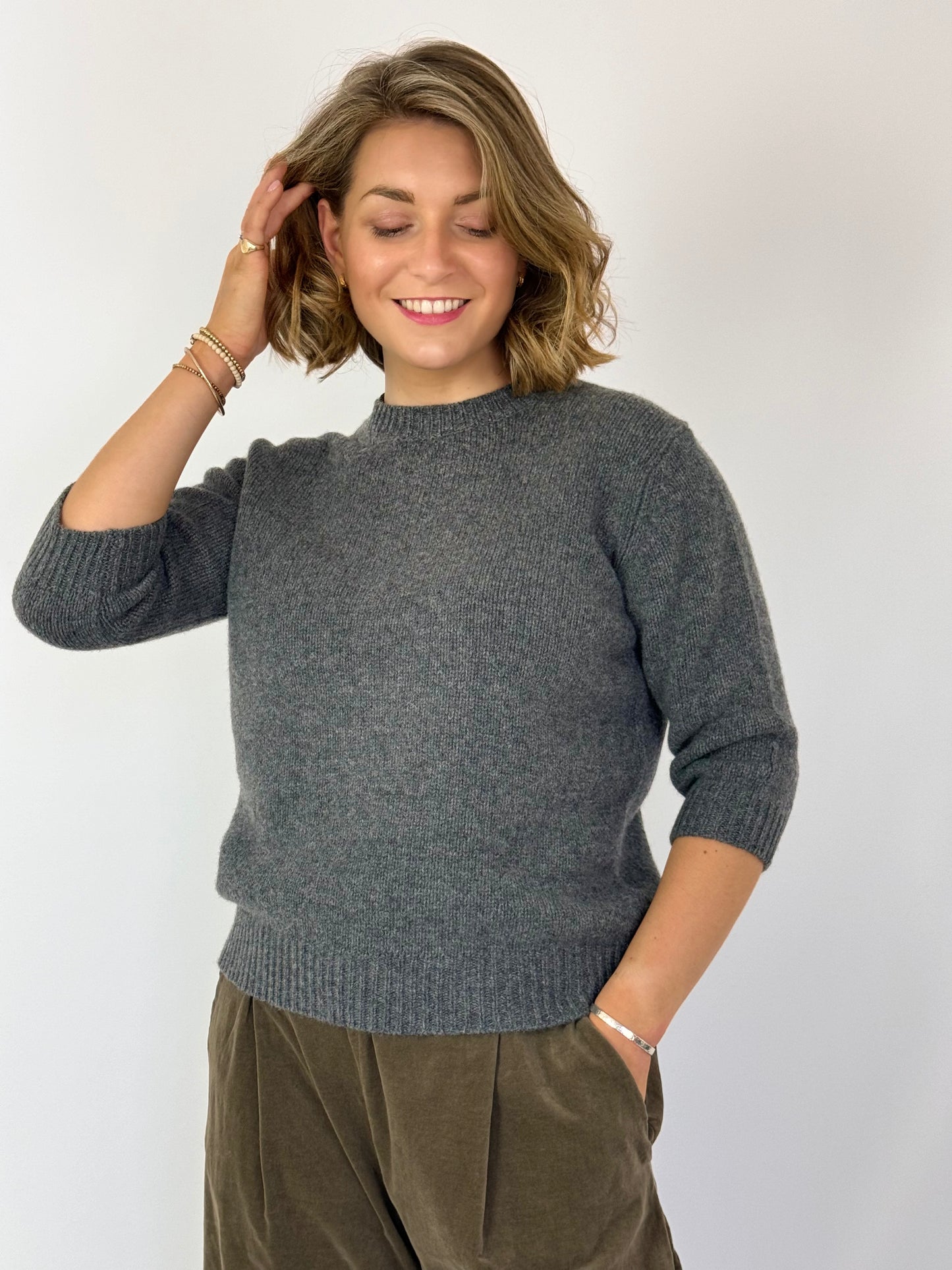 Cash-Ca Bonnie Jumper Dark Grey