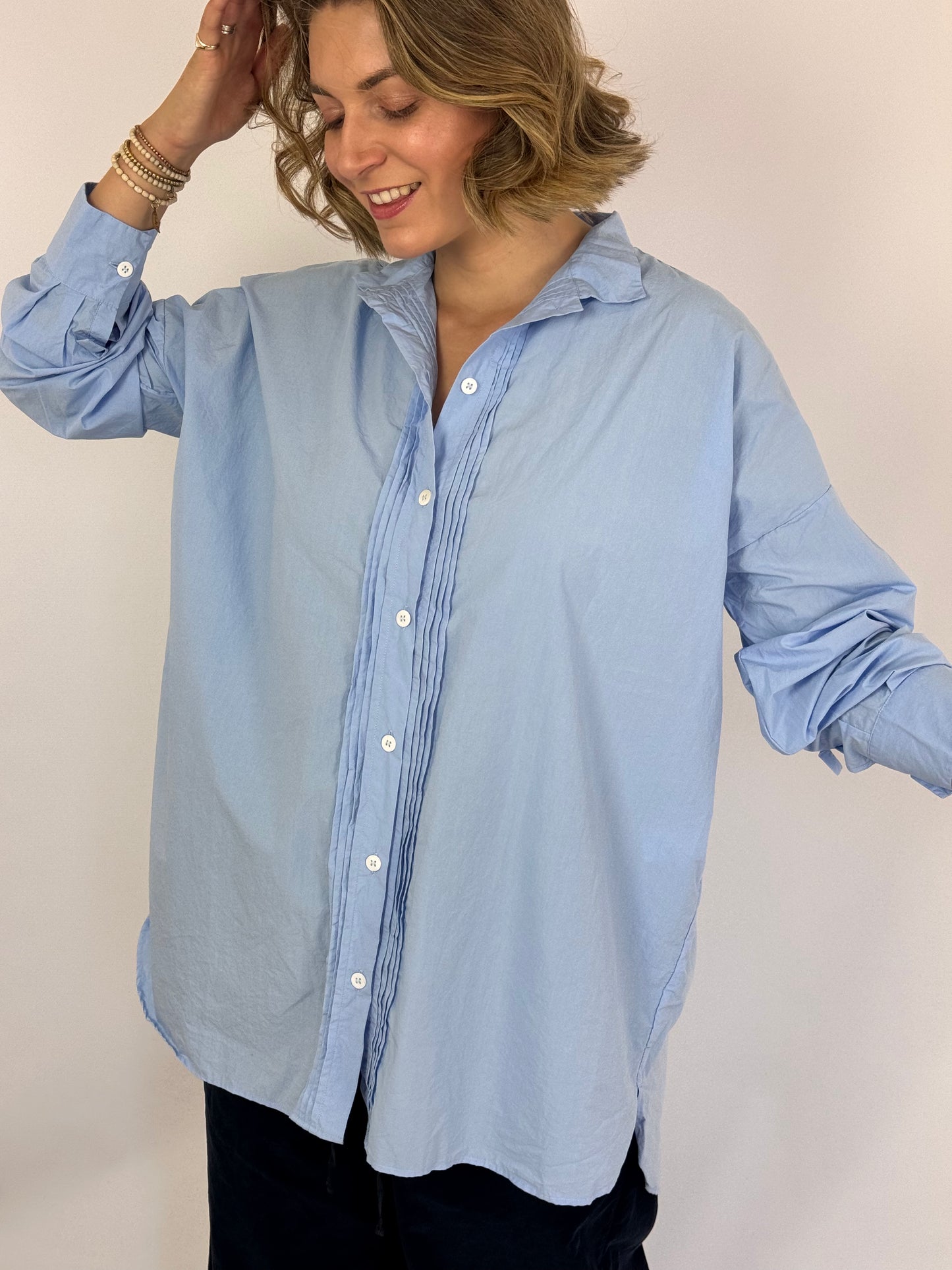 Bergfabel Claudia Long Shirt Powder Blue
