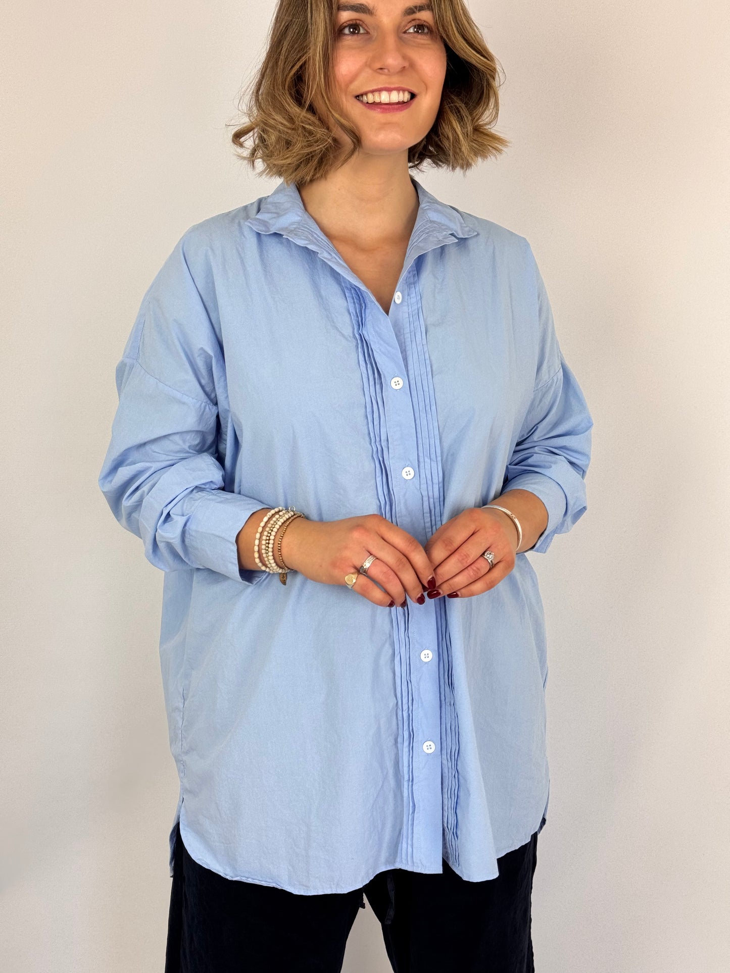 Bergfabel Claudia Long Shirt Powder Blue
