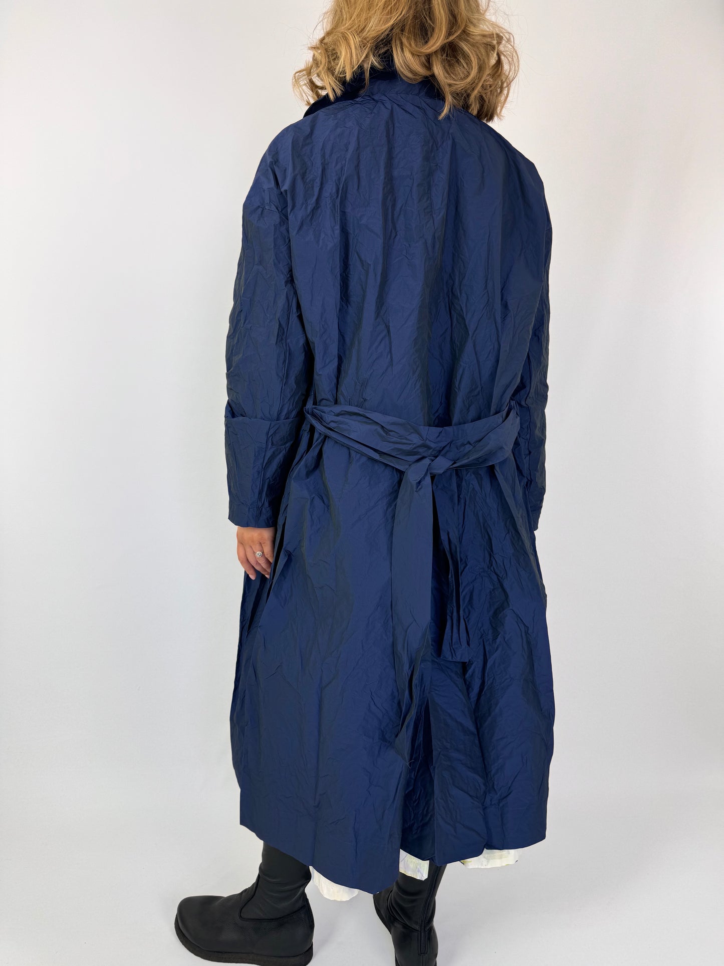 Manuelle Guibal Mystic Trench Coat Oceanic