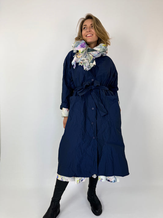 Manuelle Guibal Mystic Trench Coat Oceanic