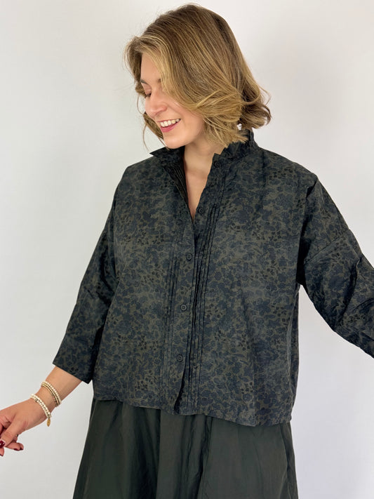 Bergfabel Claudia Shirt Dark Flower