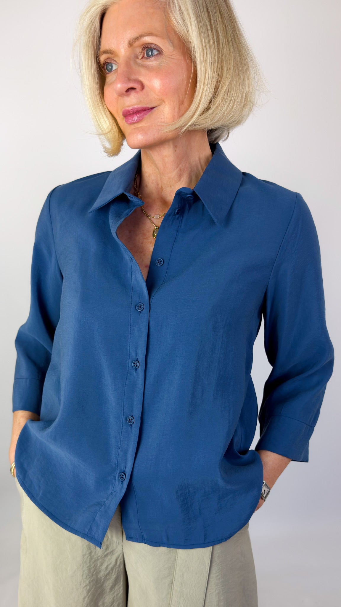 Humility Uchizora Blouse Denim