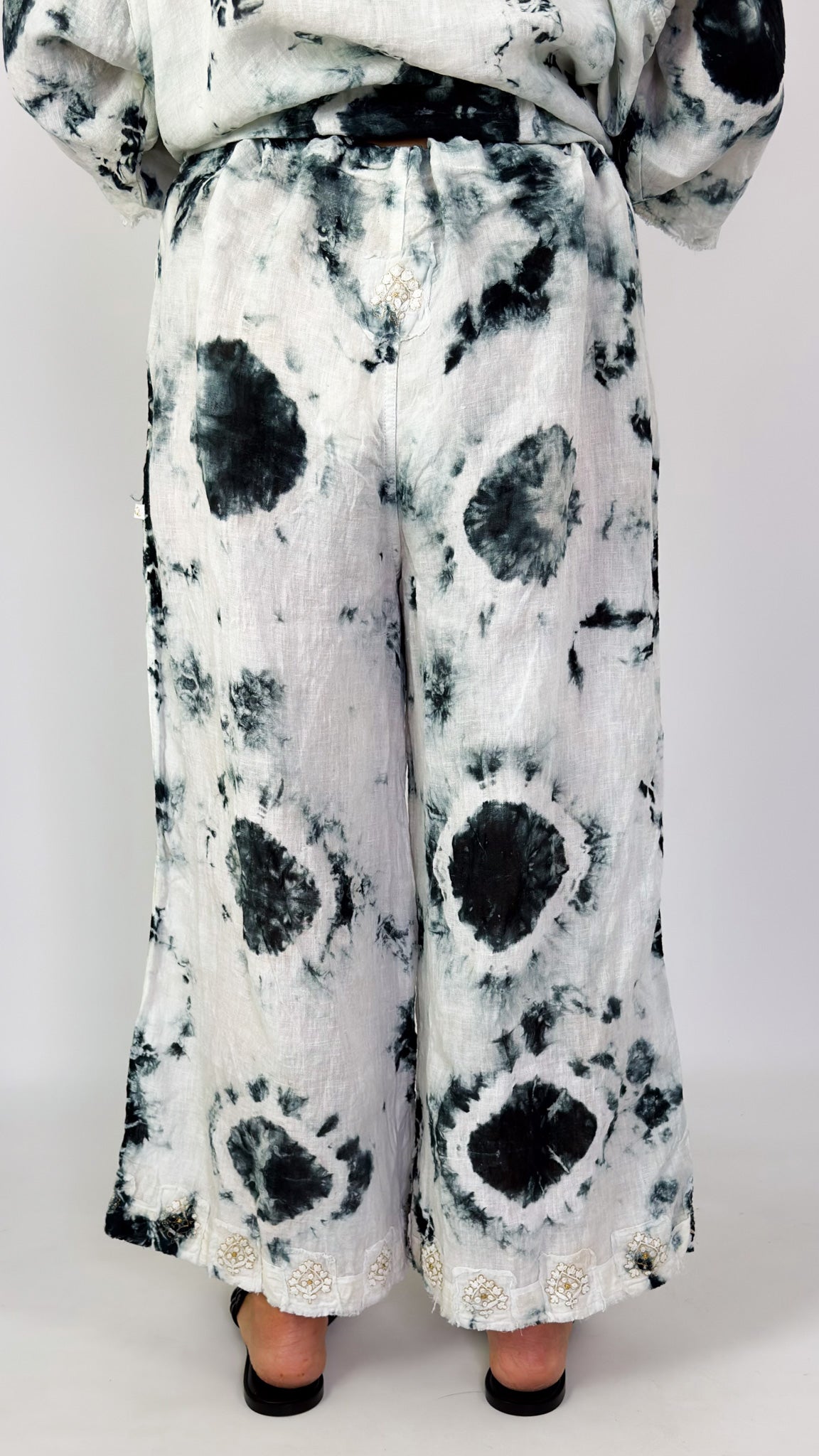 Agencies TurQuoise Lissa Trousers Black/White