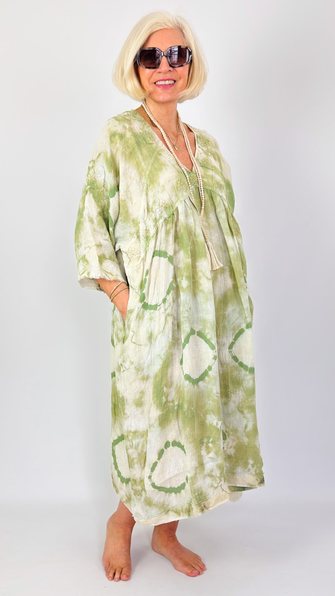 Agencies TurQuoise Lissa Midi Dress Green