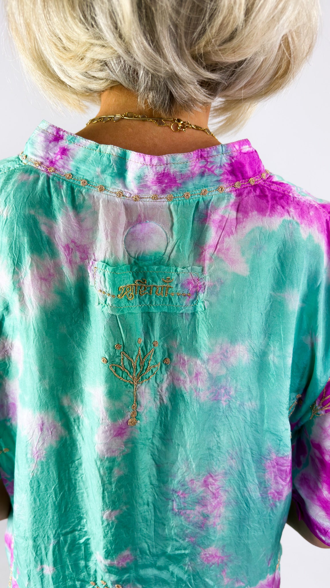 Agencies TurQuoise Vanessa Dress Emerald/Fuchsia