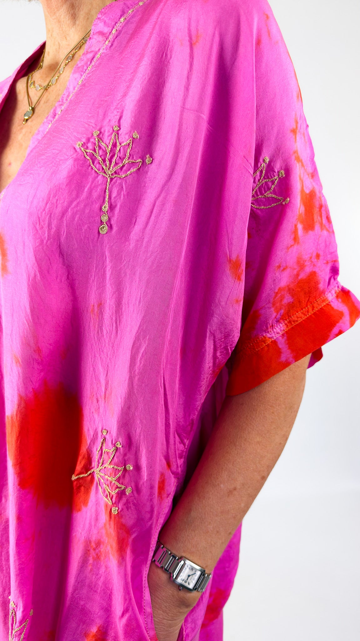 Agencies TurQuoise Vanessa Dress Pink/Orange