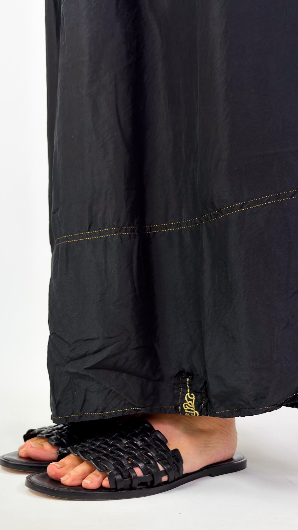 Agencies TurQuoise Lotus Maxi Dress Black