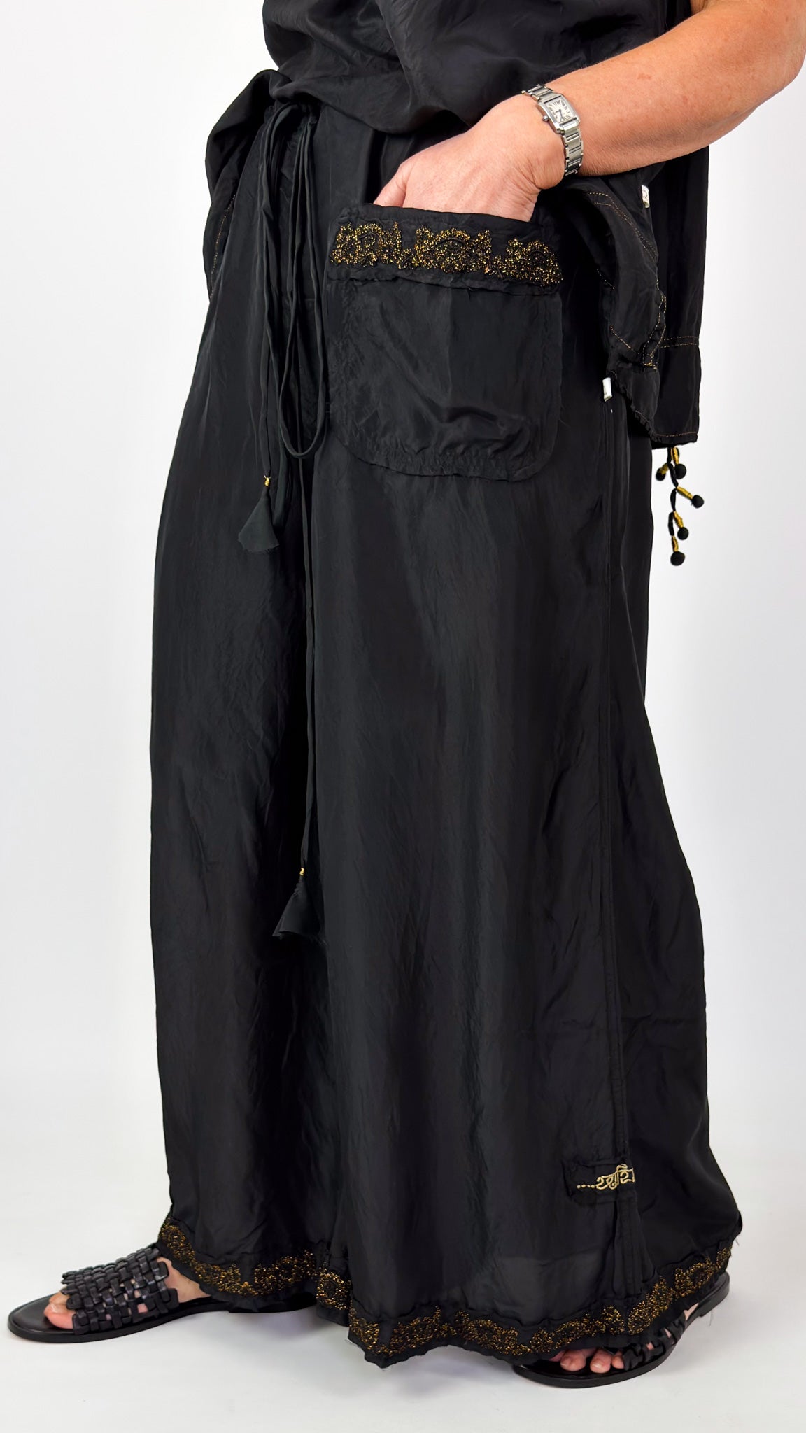 Agencies TurQuoise Cara Trousers Black
