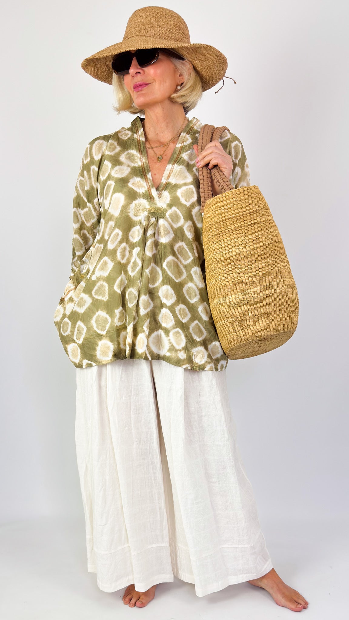 Agencies TurQuoise Rosie Blouse Honey