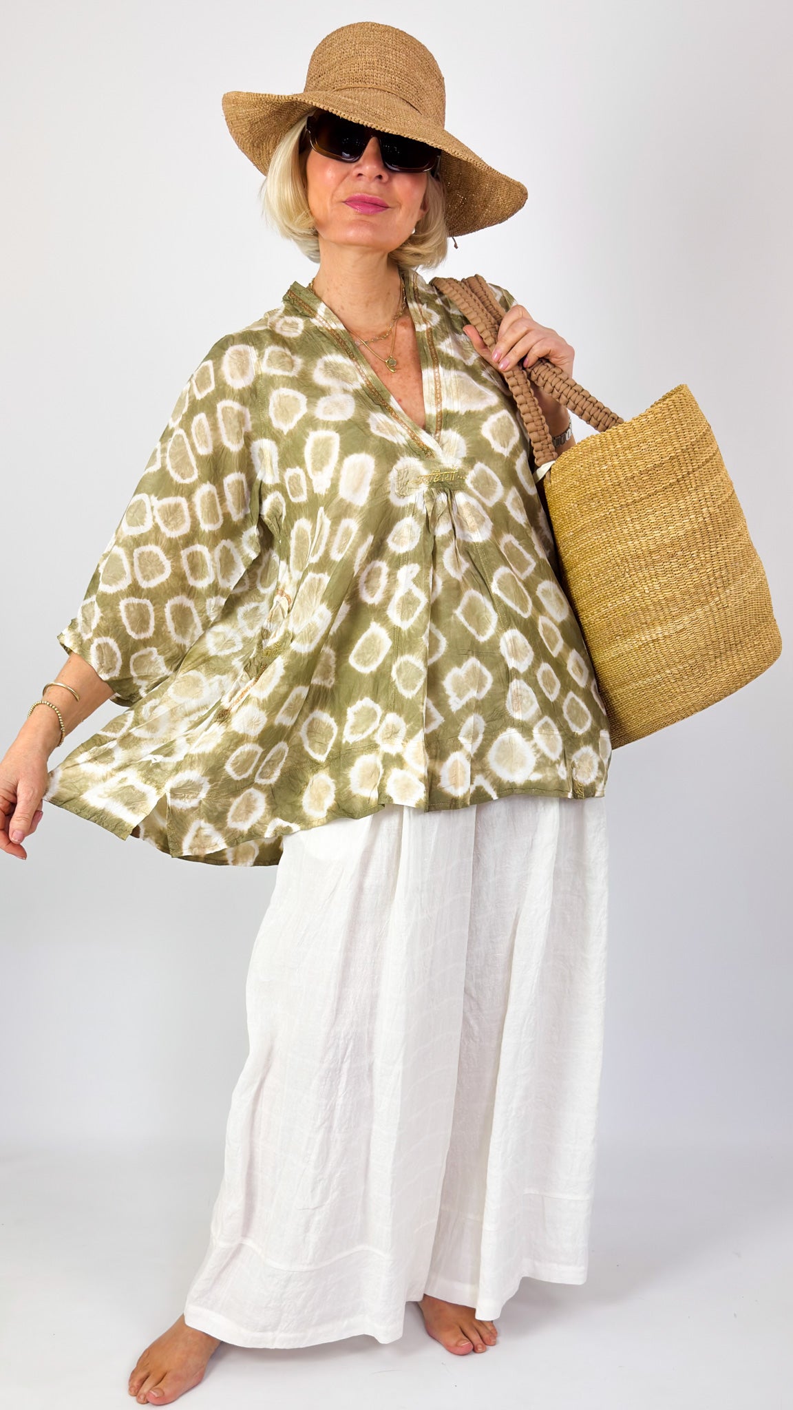 Agencies TurQuoise Rosie Blouse Honey