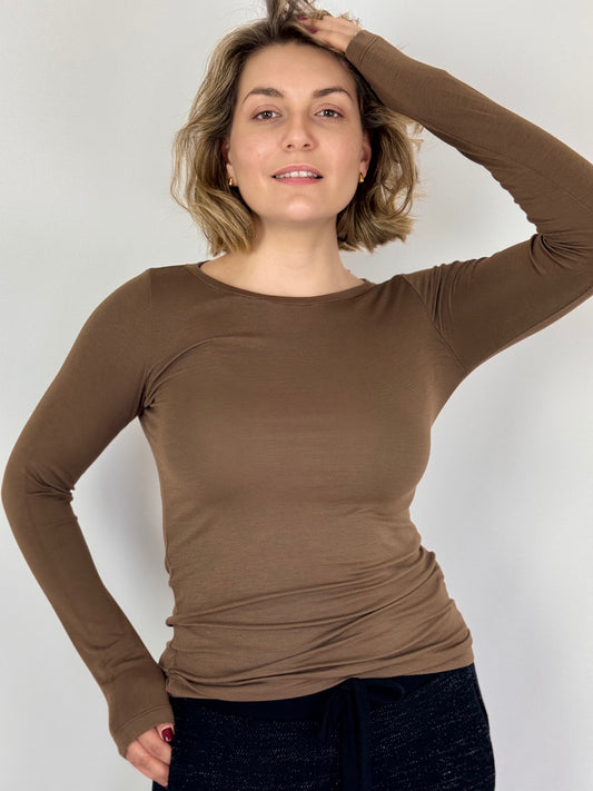 Transit Par-Such I182 T-Shirt Tobacco