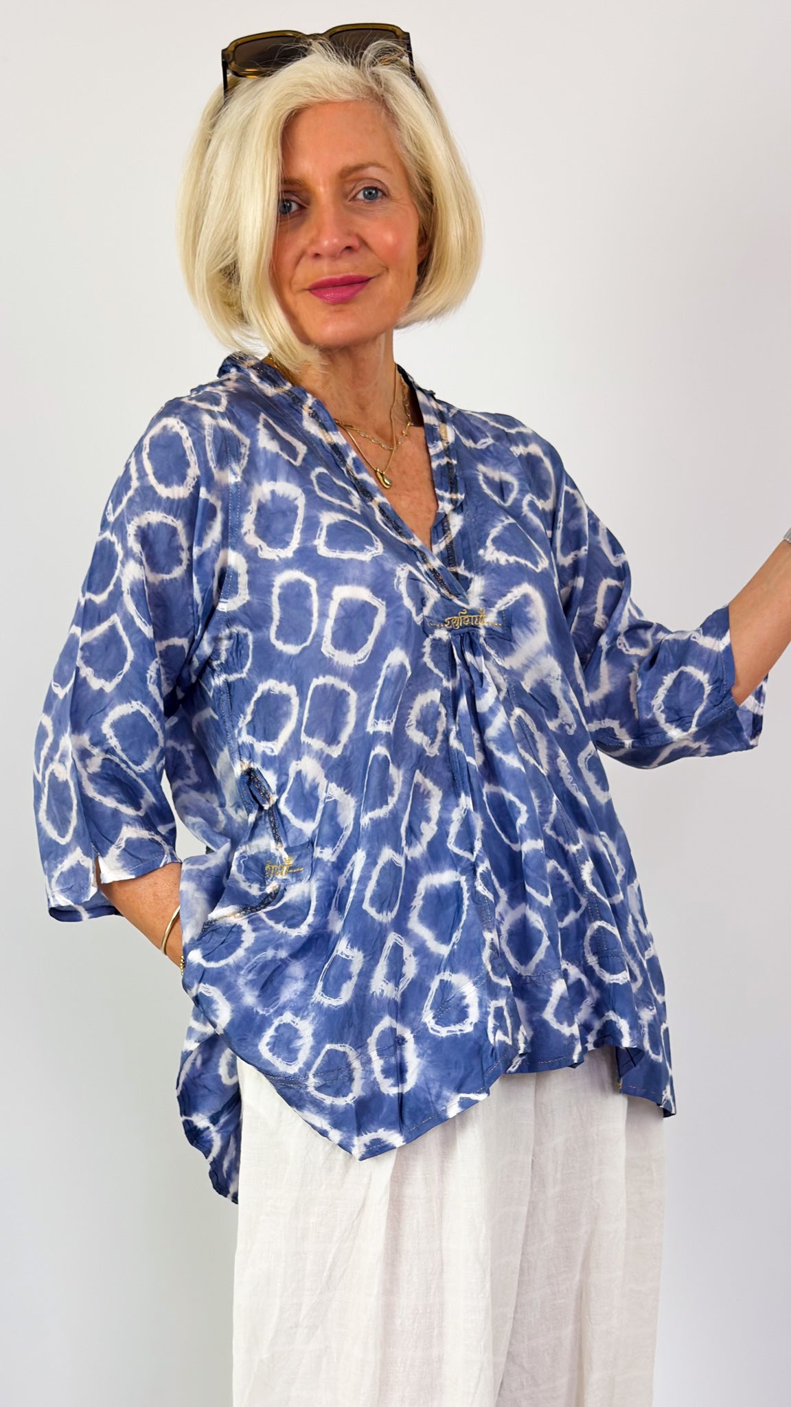 Agencies TurQuoise Rosie Blouse Blue