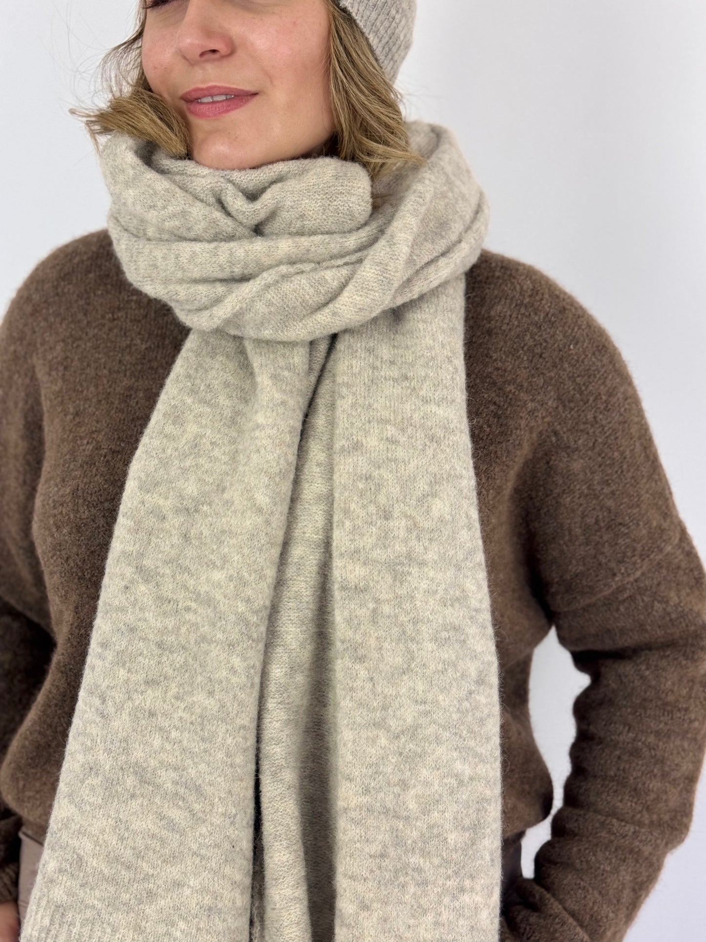 Transit Par-Such 12473 Scarf Light Grey