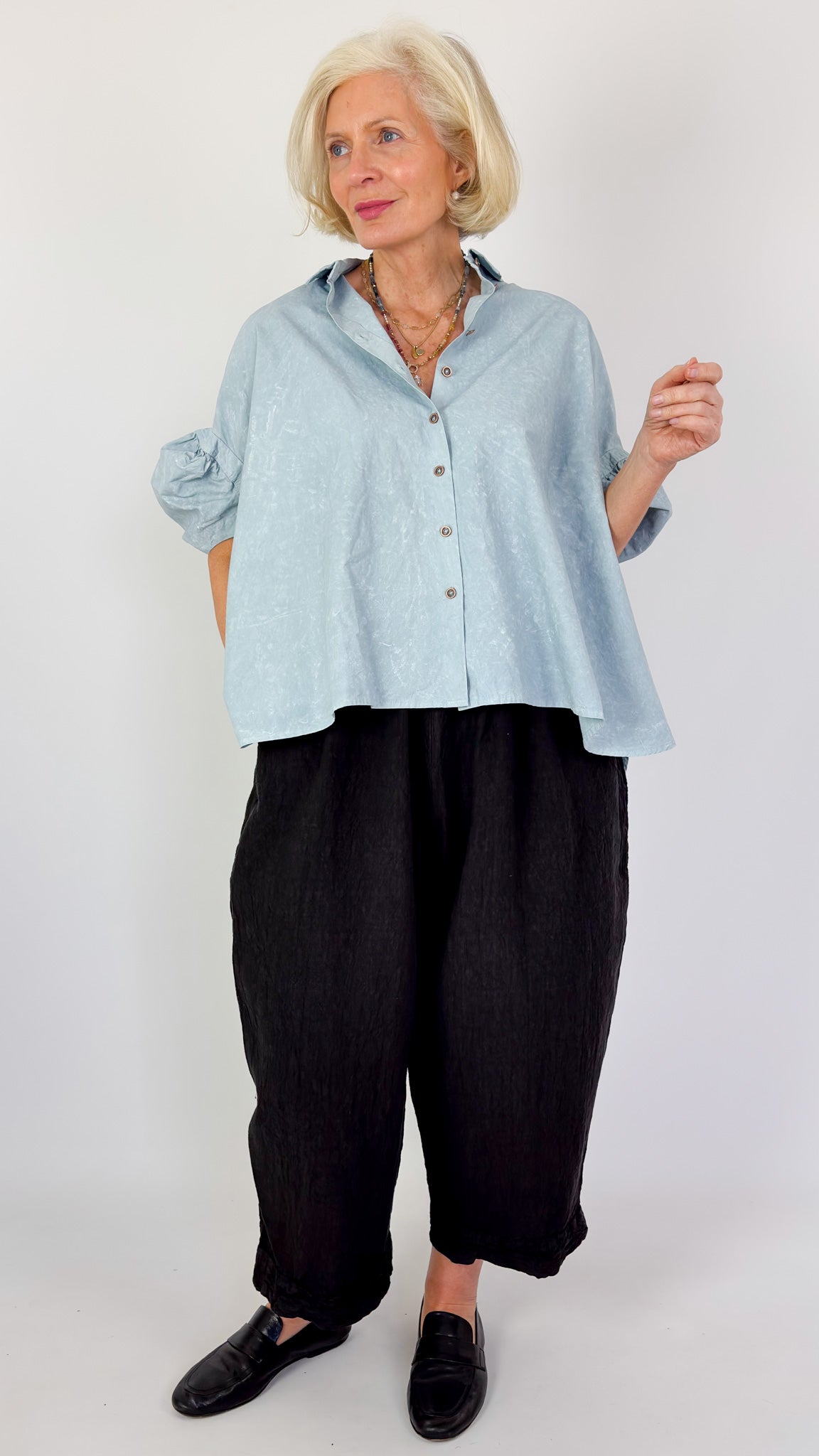 Rundholz Dip 0404 Blouse Sky Fog
