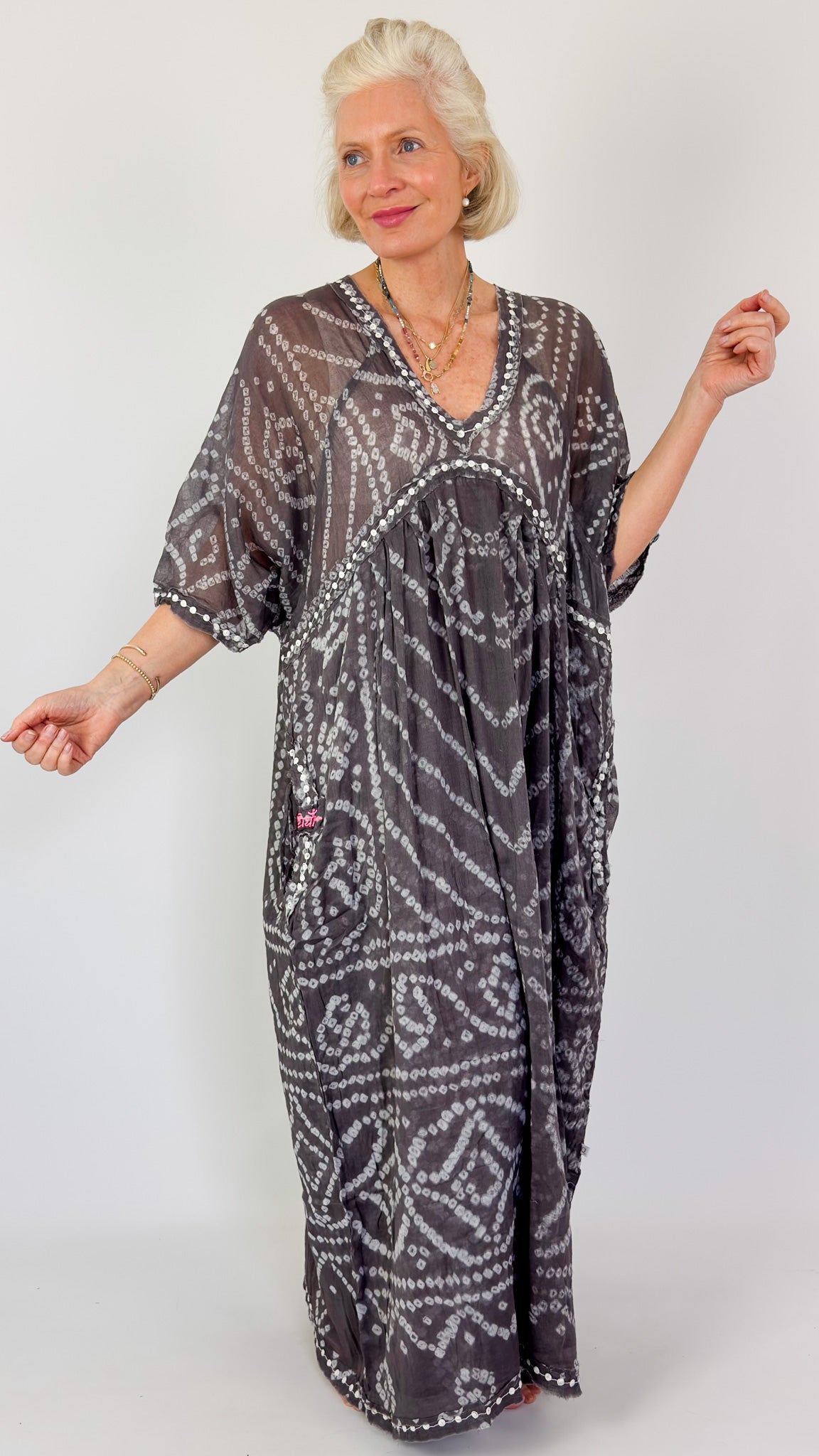 Agencies TurQuoise Lune Dress Charcoal