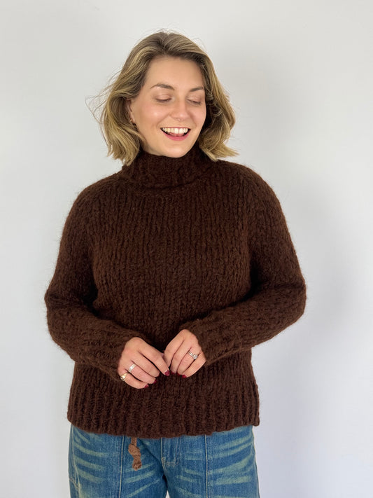 SibinLinnebjerg Judy Jumper Brown