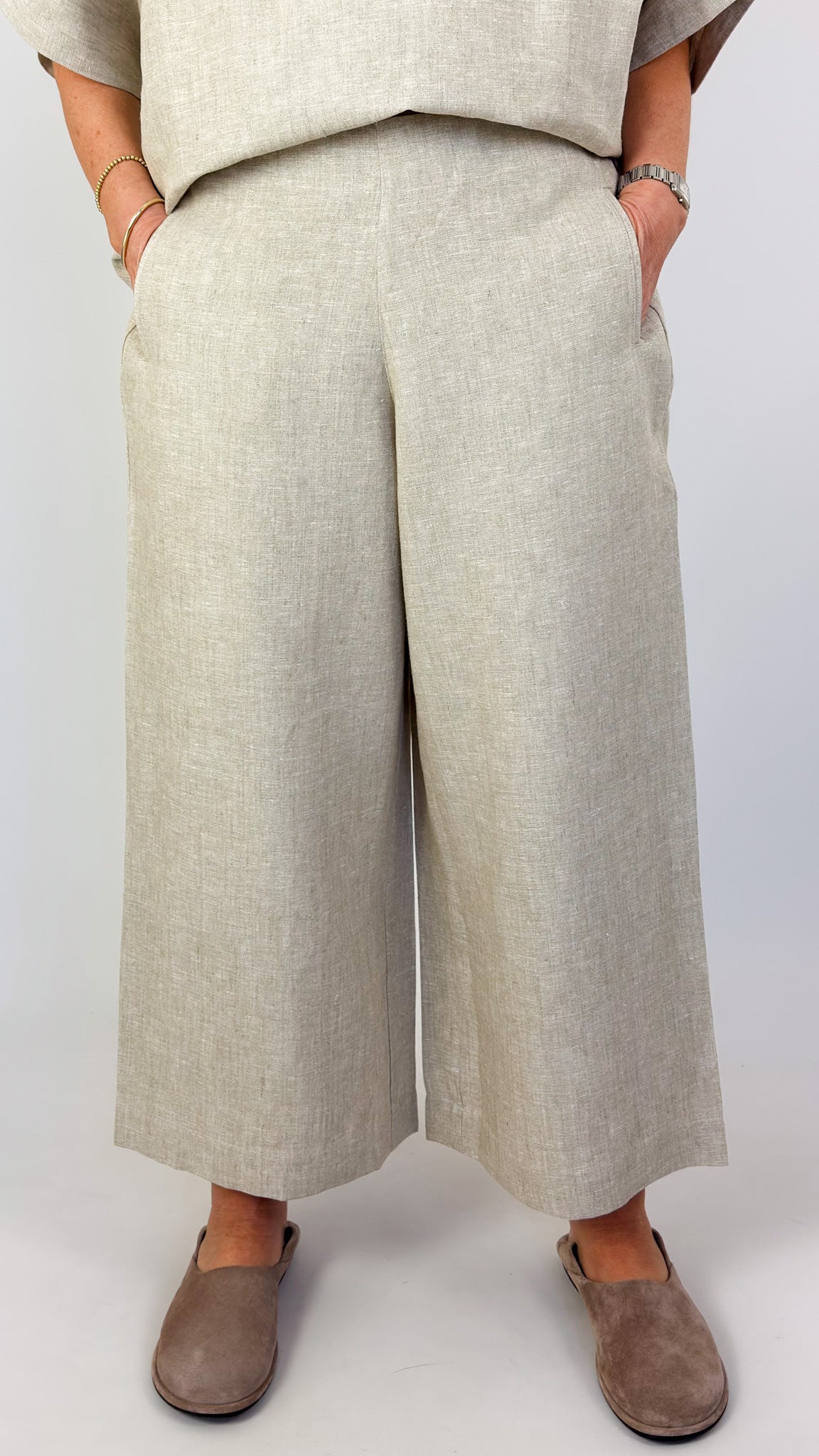 Cordelia James L-12 Trousers Natural