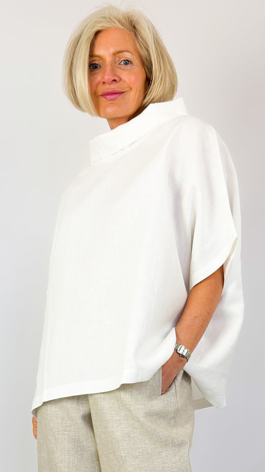 Cordelia James L-6 Blouse Ivory