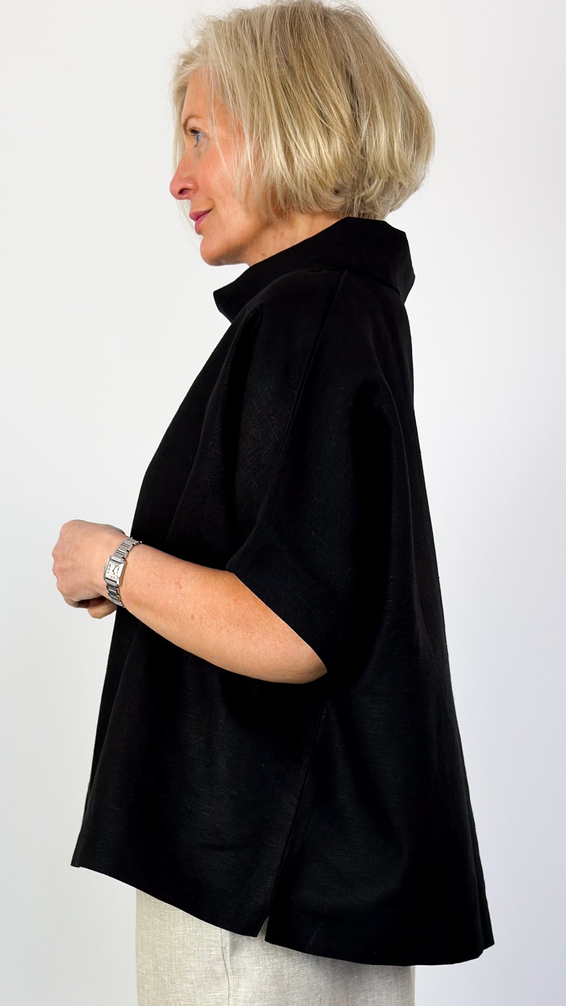 Cordelia James L-6 Blouse Black