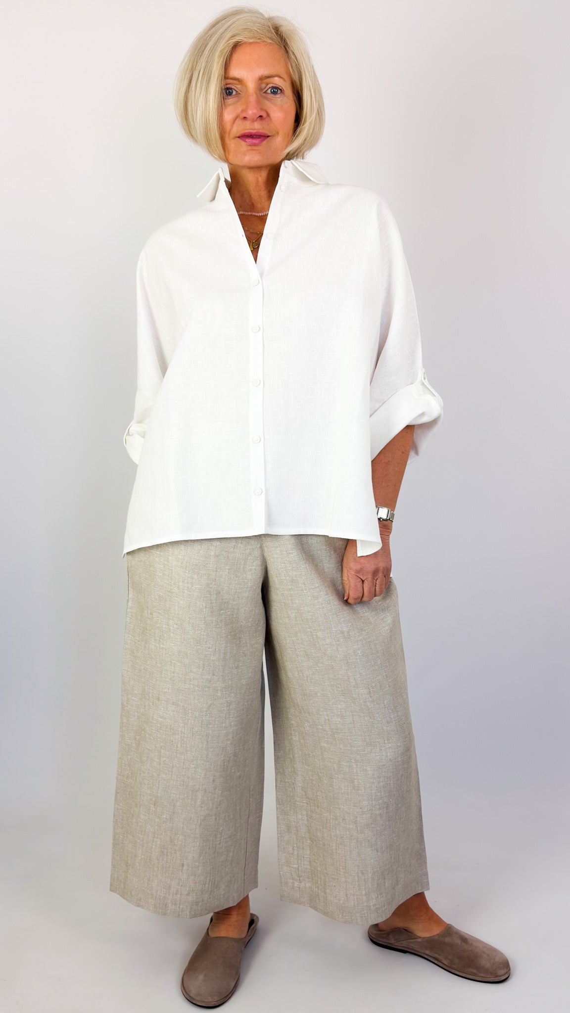 Cordelia James L-3 Shirt Ivory