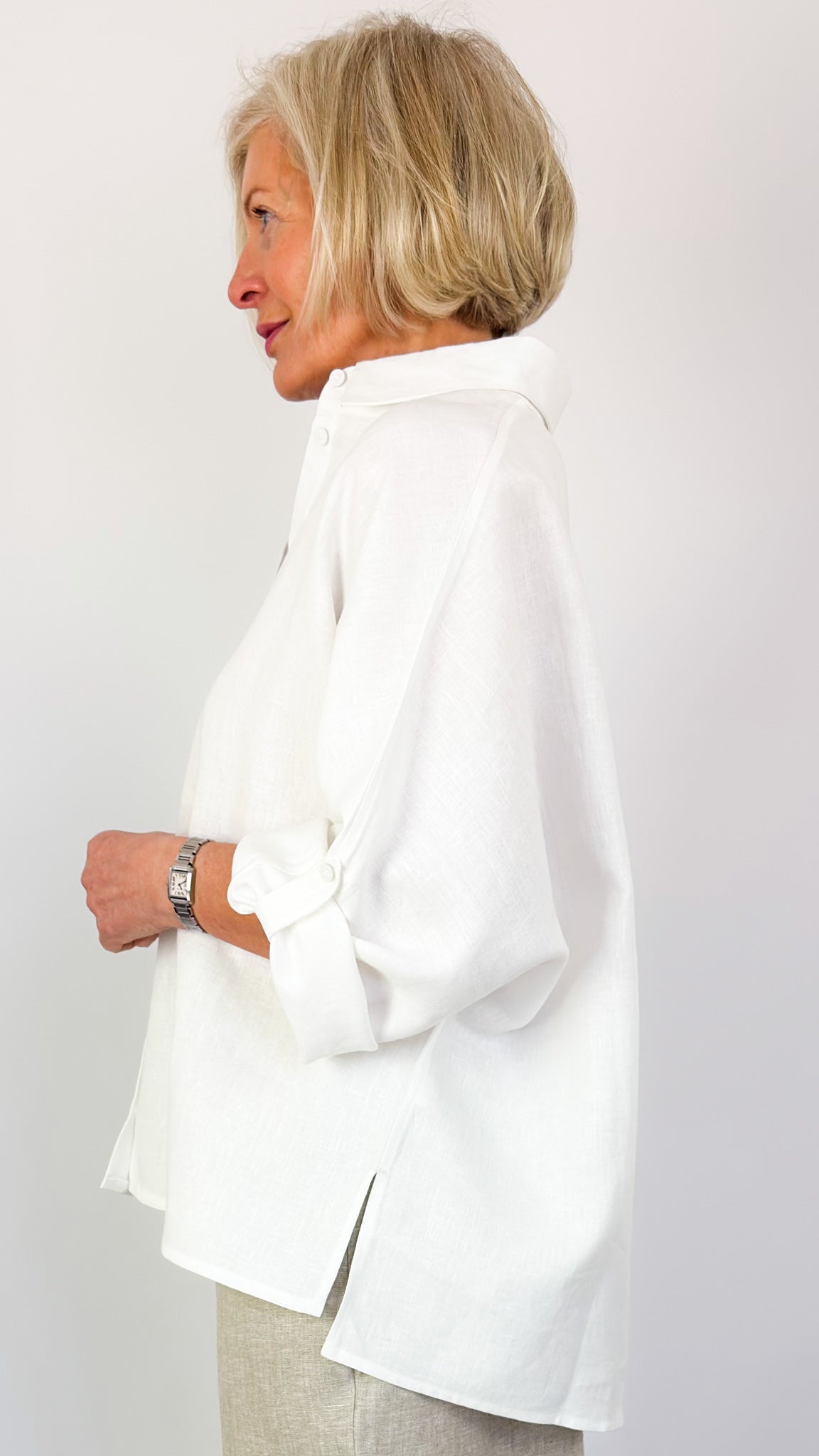 Cordelia James L-3 Shirt Ivory