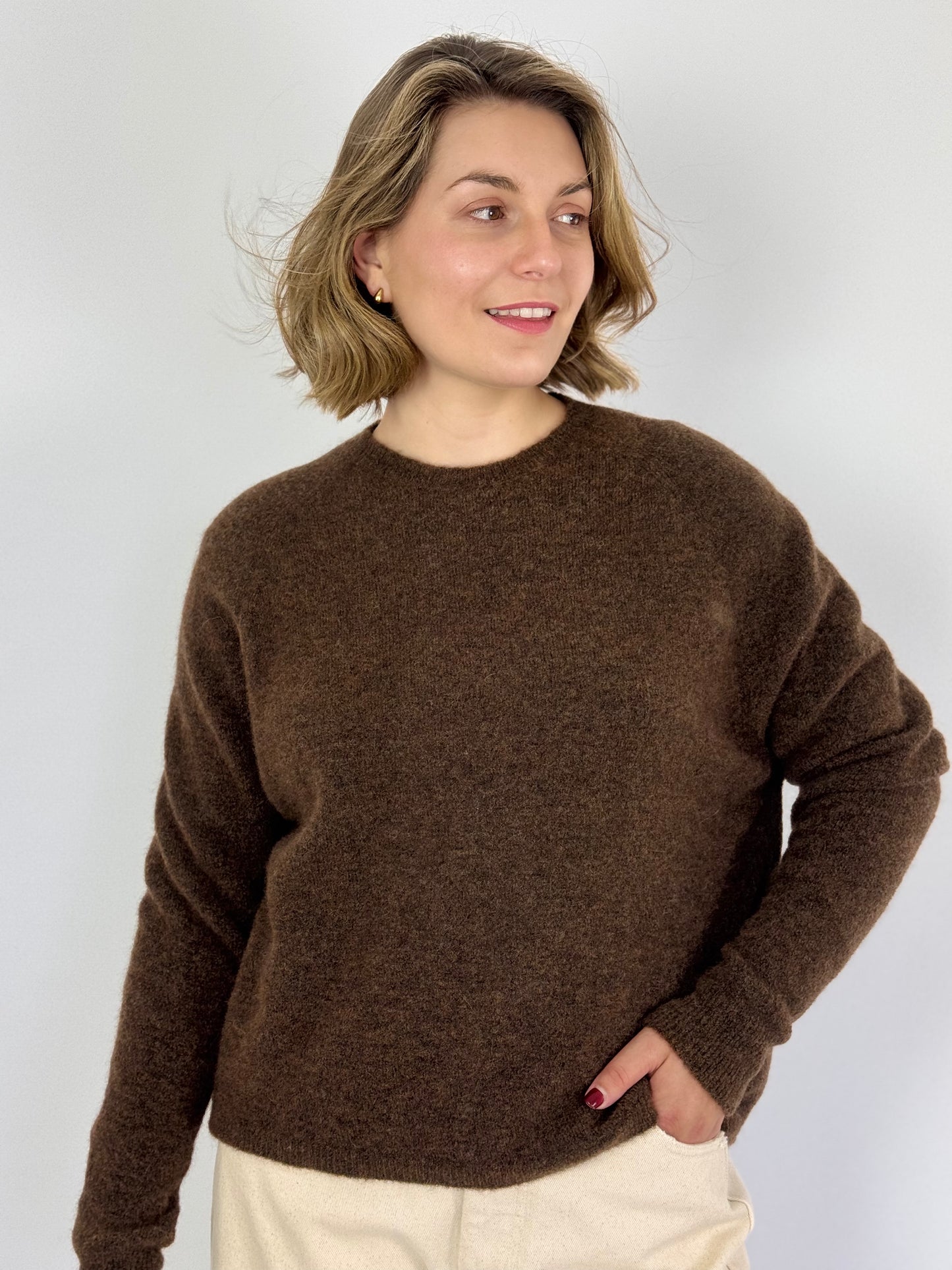 SibinLinnebjerg Anika Jumper Brown
