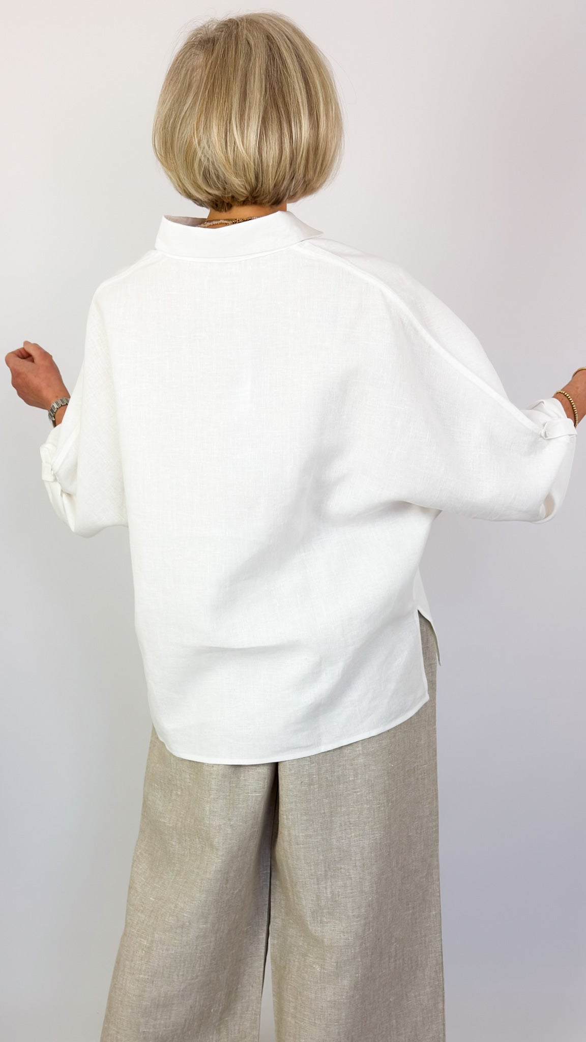 Cordelia James L-3 Shirt Ivory