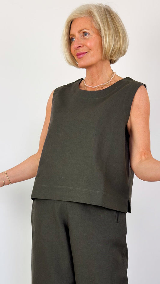 Cordelia James L-1 Top Fir Green