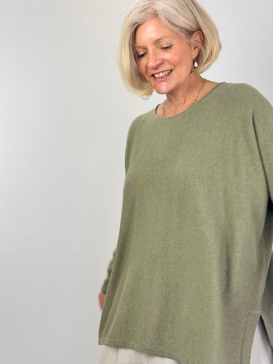 Cordelia James Greta Jumper Clay