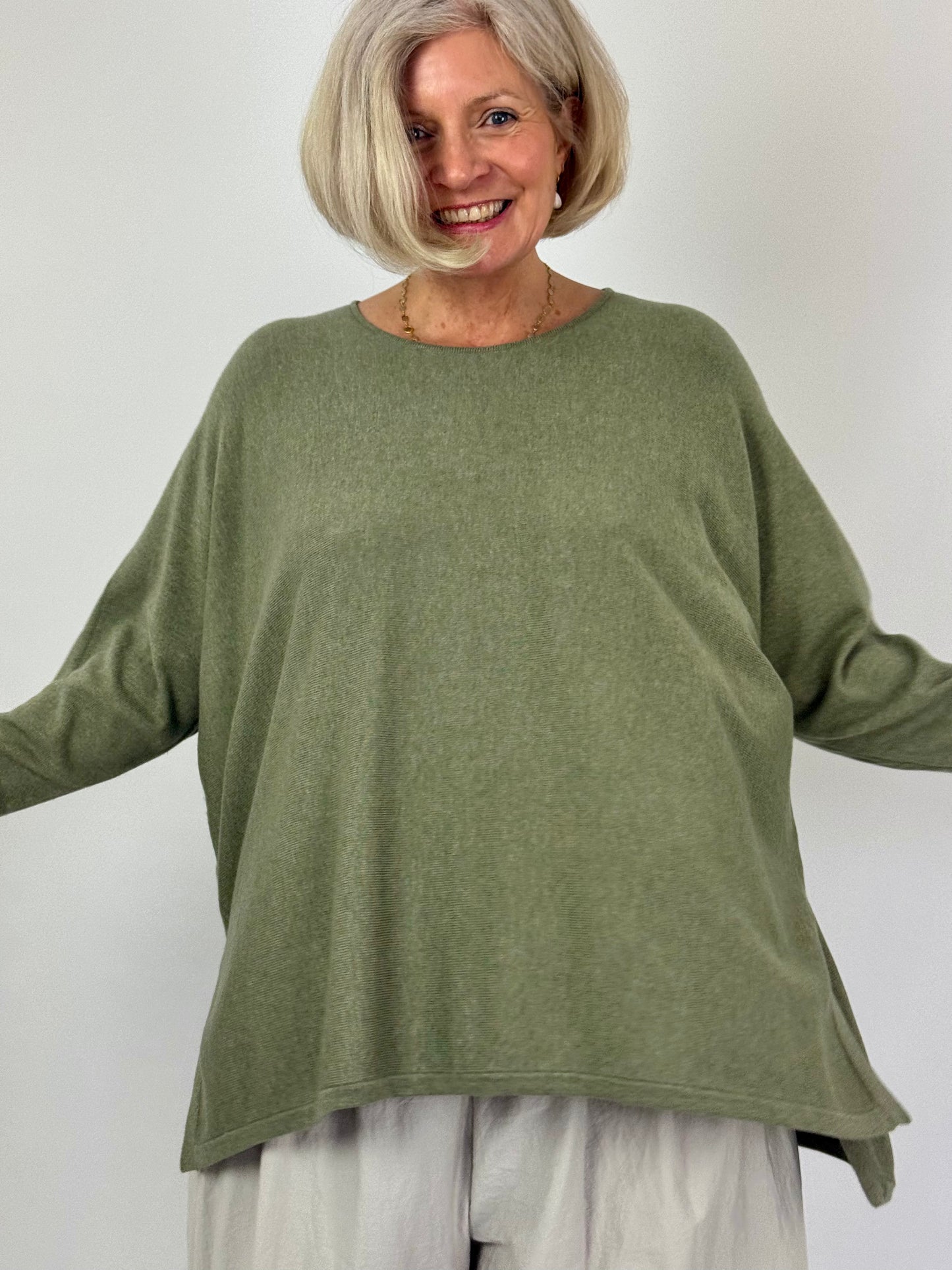 Cordelia James Greta Jumper Clay