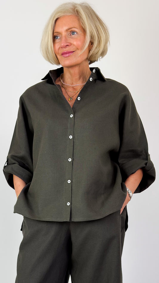 Cordelia James L-3 Shirt Fir Green