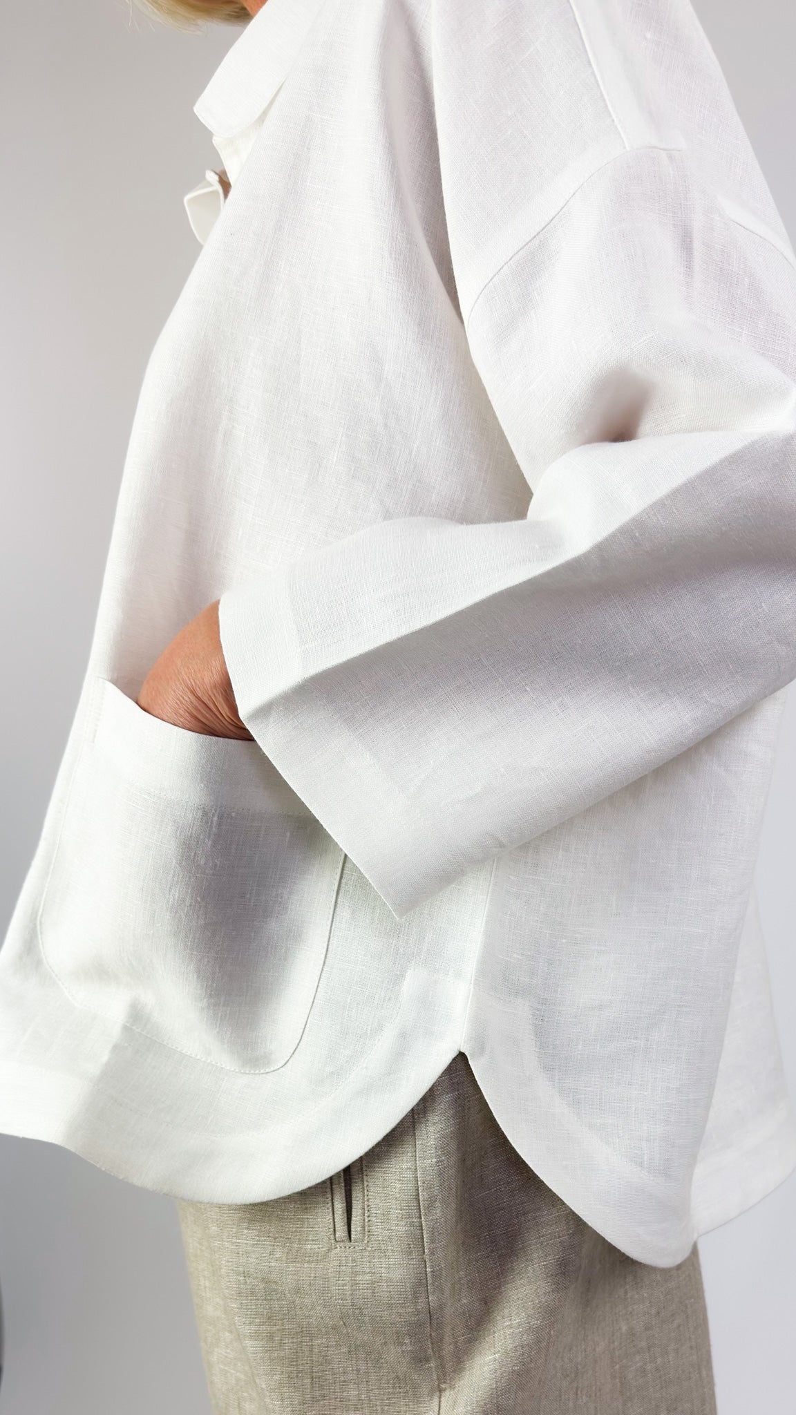 Cordelia James L-11 Jacket Ivory