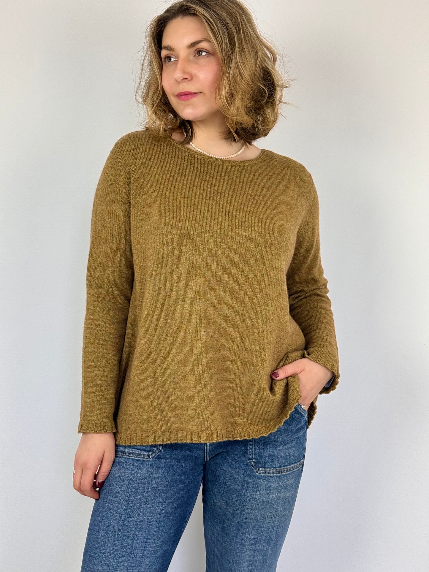 Cordelia James Rollo Jumper Olive