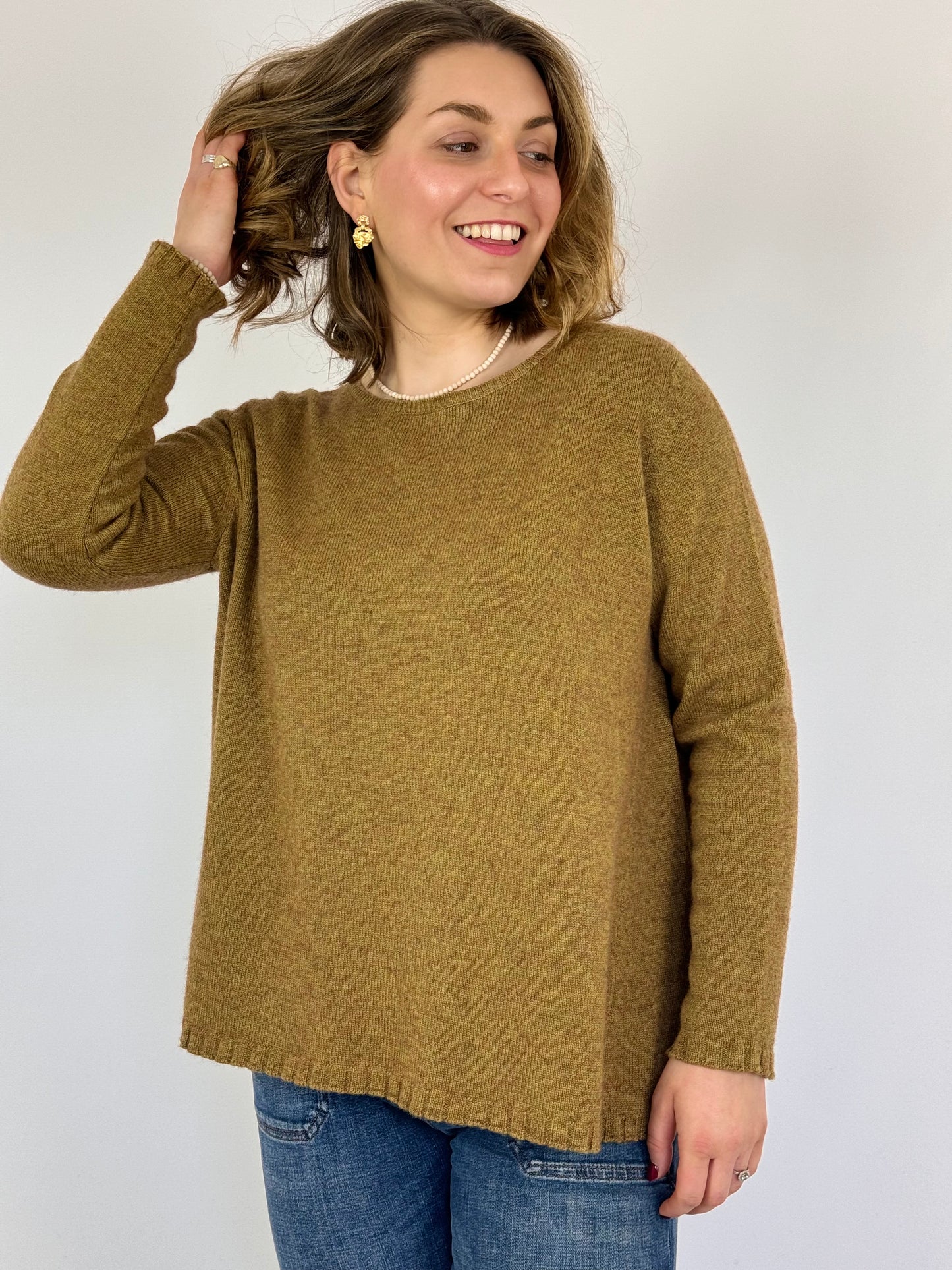 Cordelia James Rollo Jumper Olive