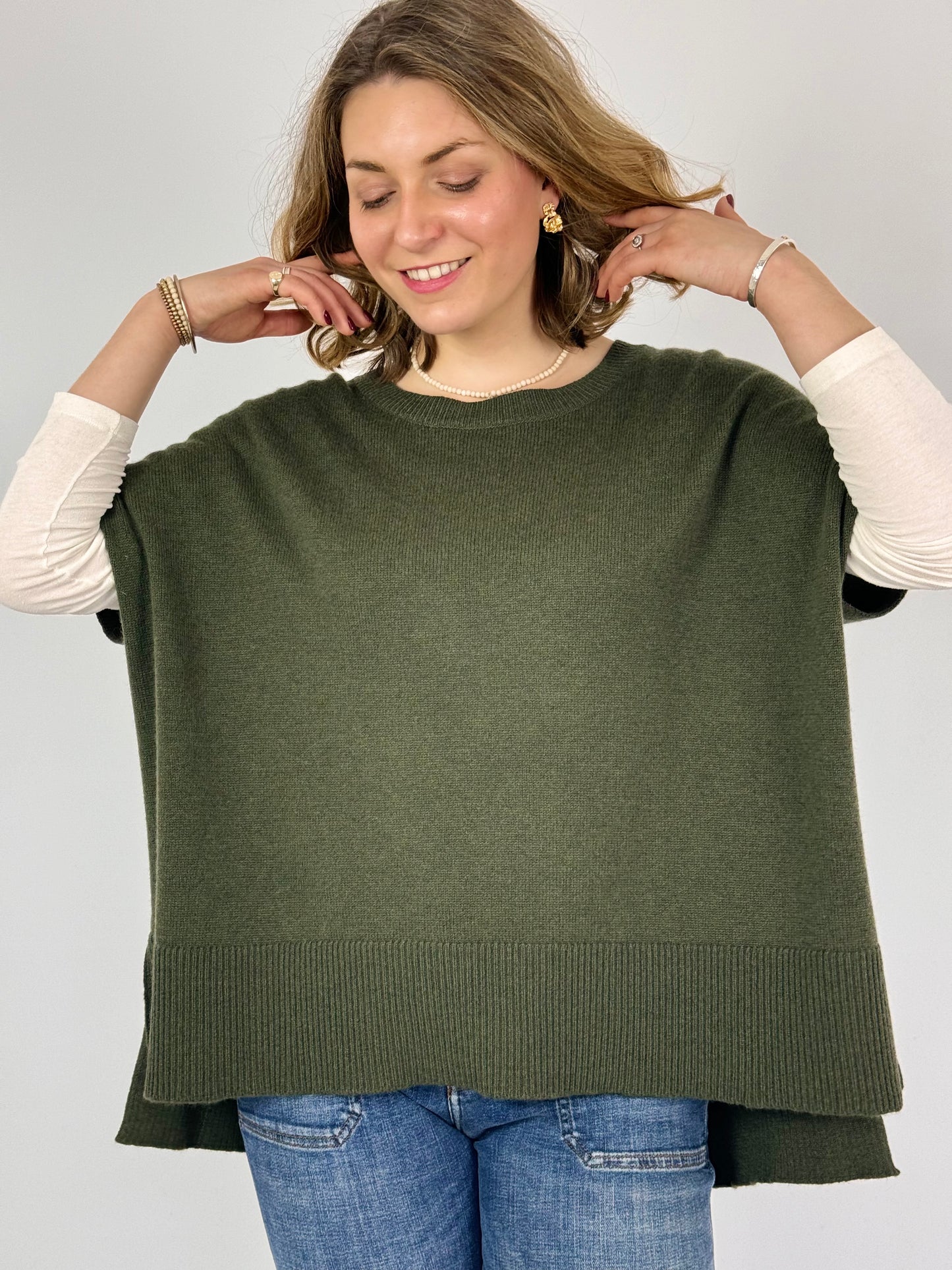 Cordelia James Siggy Jumper Fir Green