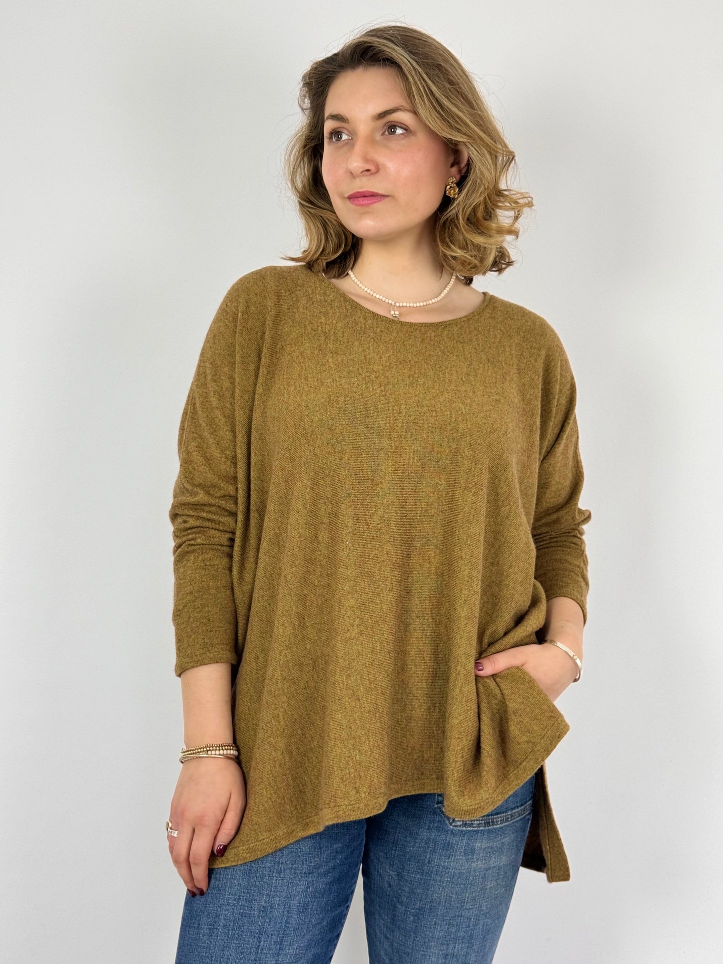 Cordelia James Greta Jumper Olive