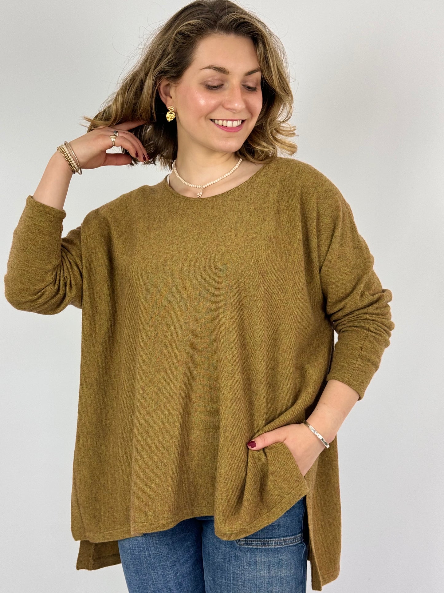 Cordelia James Greta Jumper Olive