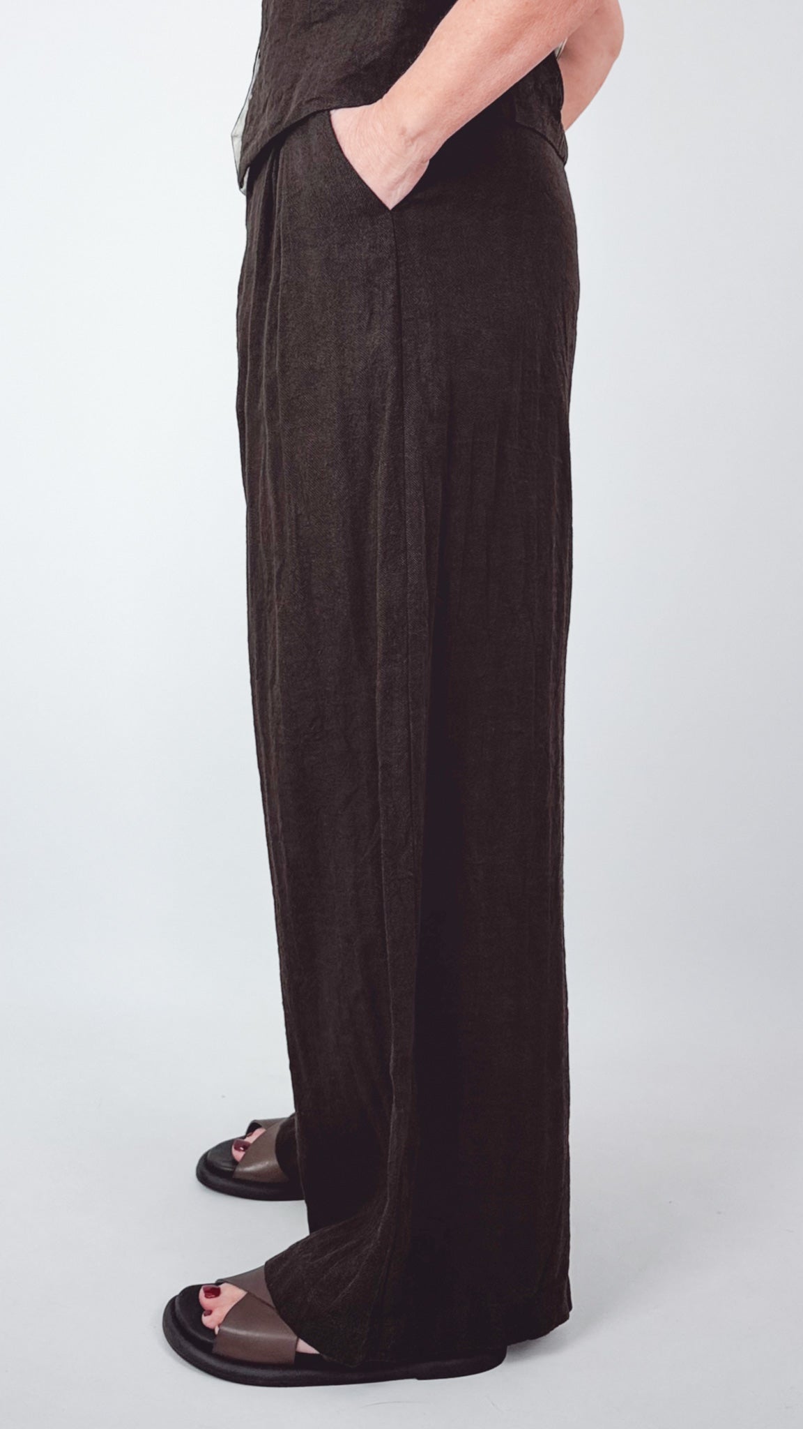 Elsa Esturgie Palace Trousers Brown