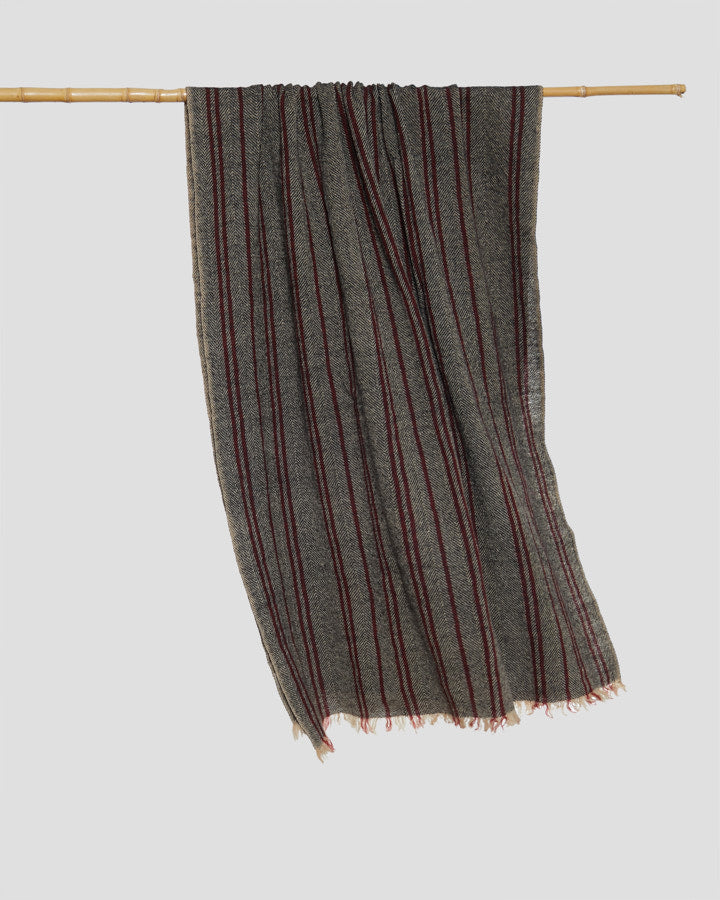 Lovat & Green Leonardo Scarf Burgundy