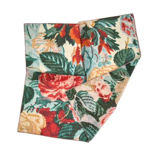 Tapis Noir Light Multicolour Flower Scarf