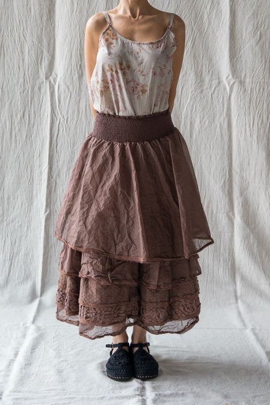 Les Ours Madou Skirt Aubergine PRE-ORDER